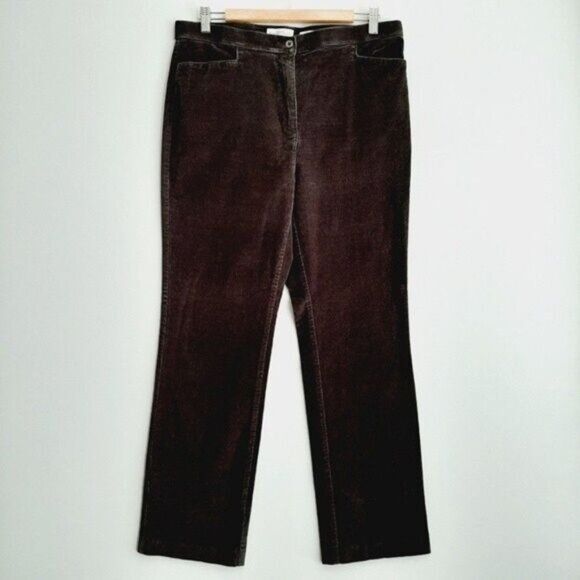 NORTHERN REFLECTIONS Essential Slim Ankle Corduroy Pants Sz 12 - Picture 2 of 10